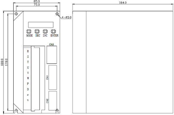 qs6aa050m servo src teknik izim